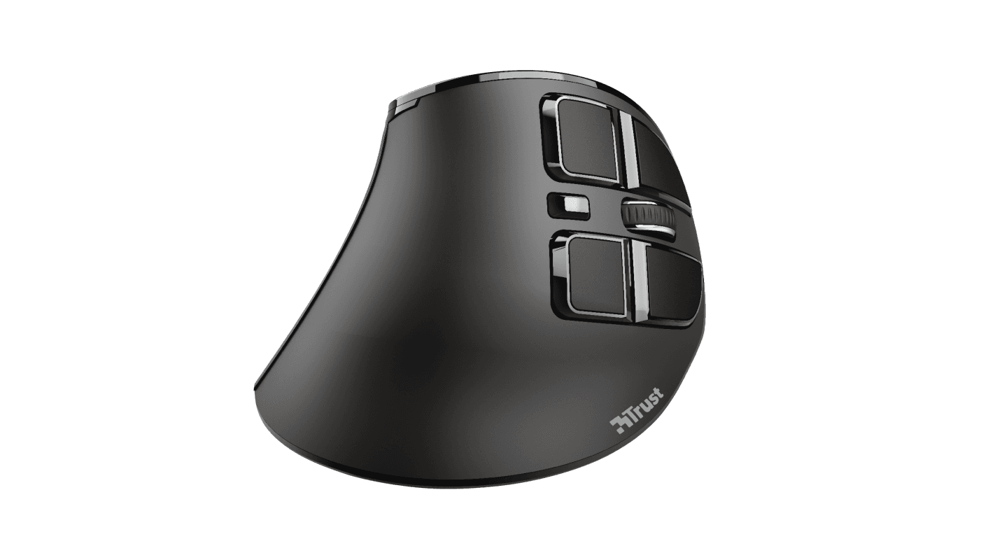 Mouse Trust Voxx, Rechargeable Ergonomic Wireless, negru - 3