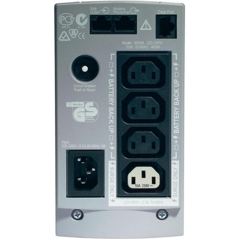 UPS APC Back-UPS CS stand-by 650VA / 400W 4 conectori - 2