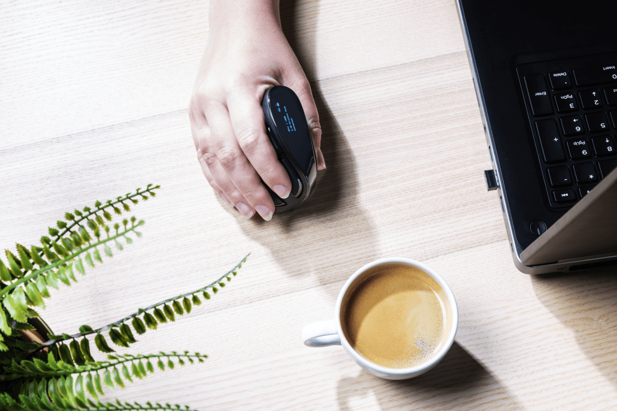 Mouse Trust Voxx, Rechargeable Ergonomic Wireless, negru - 15