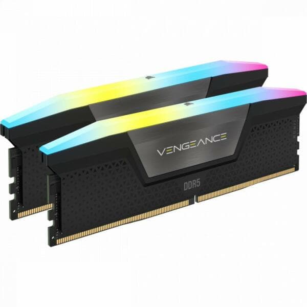 Memorie RAM Corsair Vengeance RGB, 32GB DDR5, 6000MHz, CL36 - 2