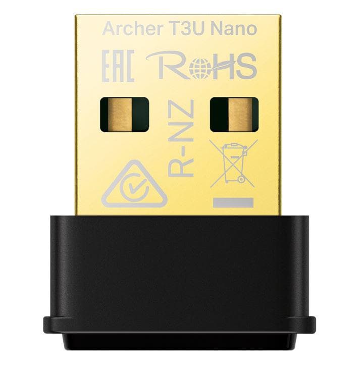 TP-link AC1300 Mini Adaptor USB Wireless MU-MIMO, ARCHER T3U Nano;