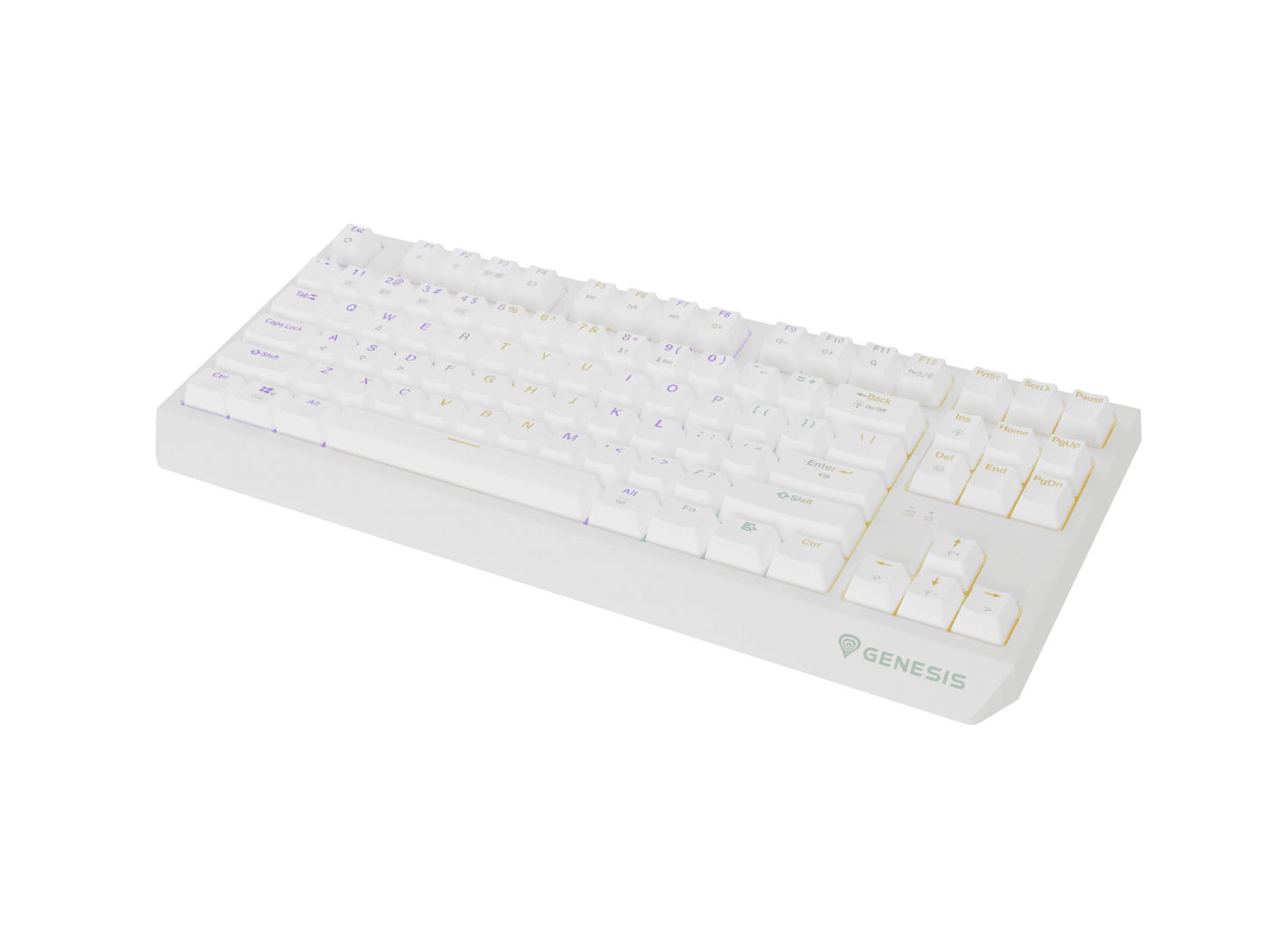 Tastatura gaming mecanica wireless Genesis Thor 230 TKL, iluminare RGB,