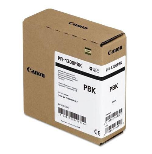 Cartus cerneala Canon PFI-1300BK, black, capacitate 330ml, pentru Canon imagePROGRAF,