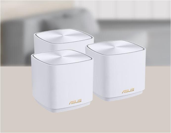 Asus dual-band large home Mesh ZENwifi system, XD5 3 pack;