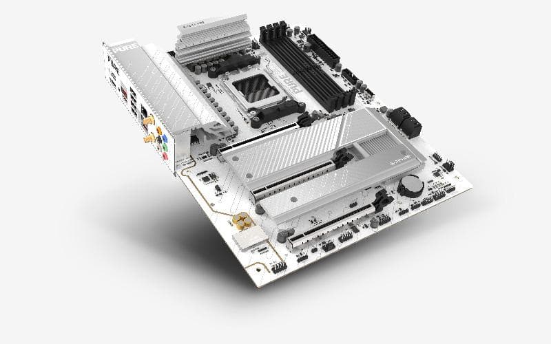 Placa de baza Sapphire PURE B850M WIFI7, Socket AM5, DDR5, - 3