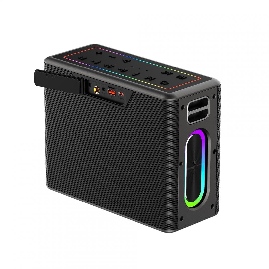 Boxa portabila Akai cu 2 micfrofoane wireless IPX6-80W - 2