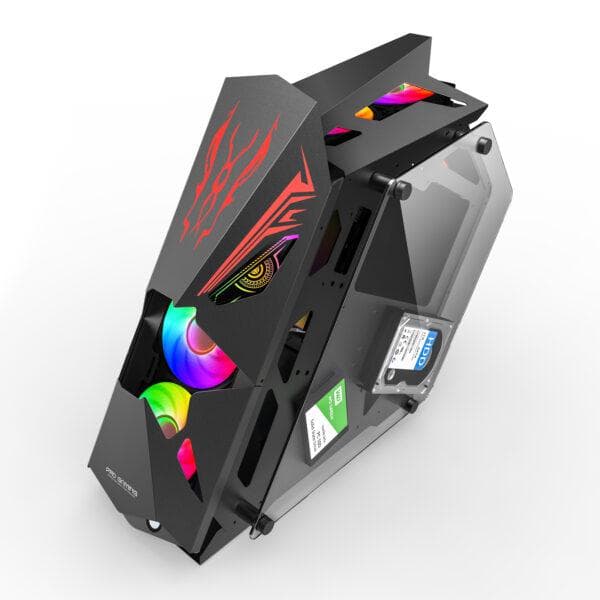 Carcasa PRO GAMING PRO GAMING HERCULE BLACK, Da, Mid Tower, - 4