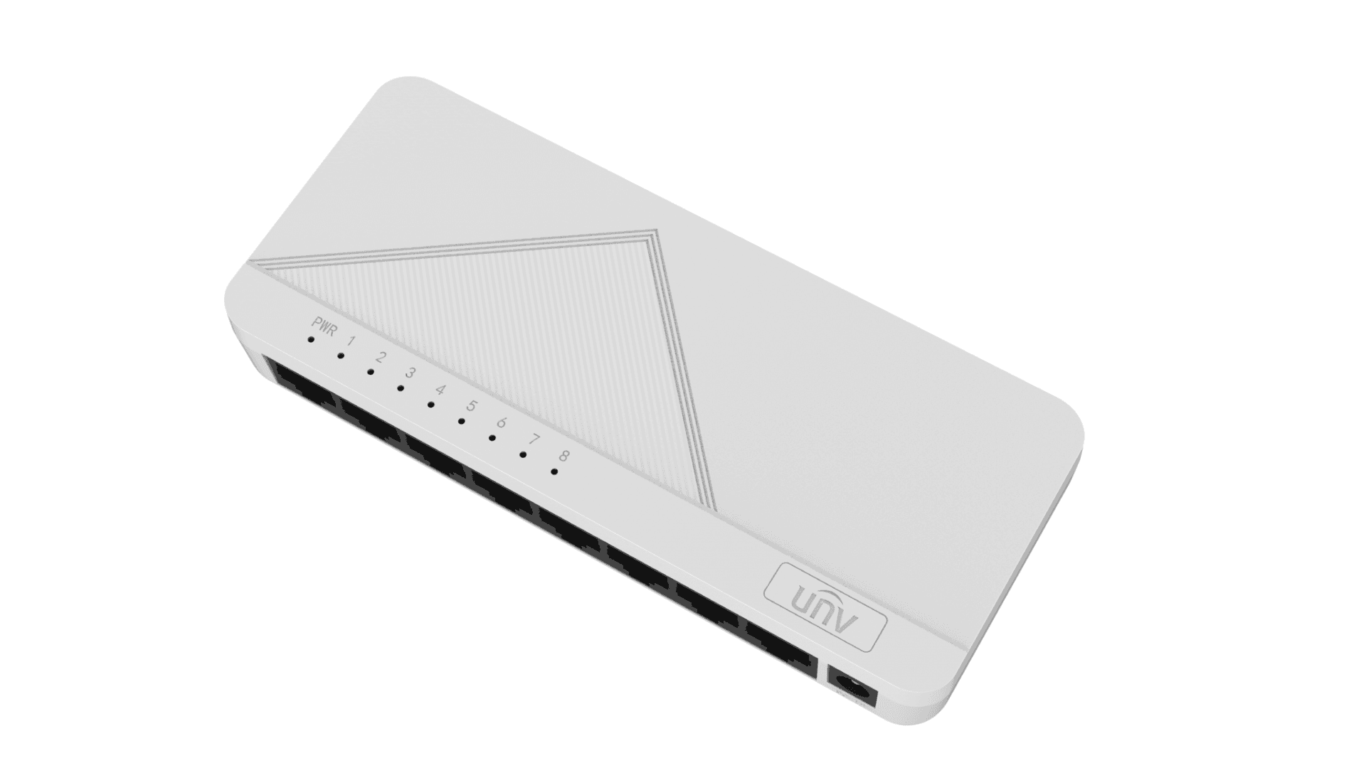 Switch Uniview NSW1010-8GT-IN; Porturi:8 x 10/100/1000Mbps port (RJ45); Alimentare: AC