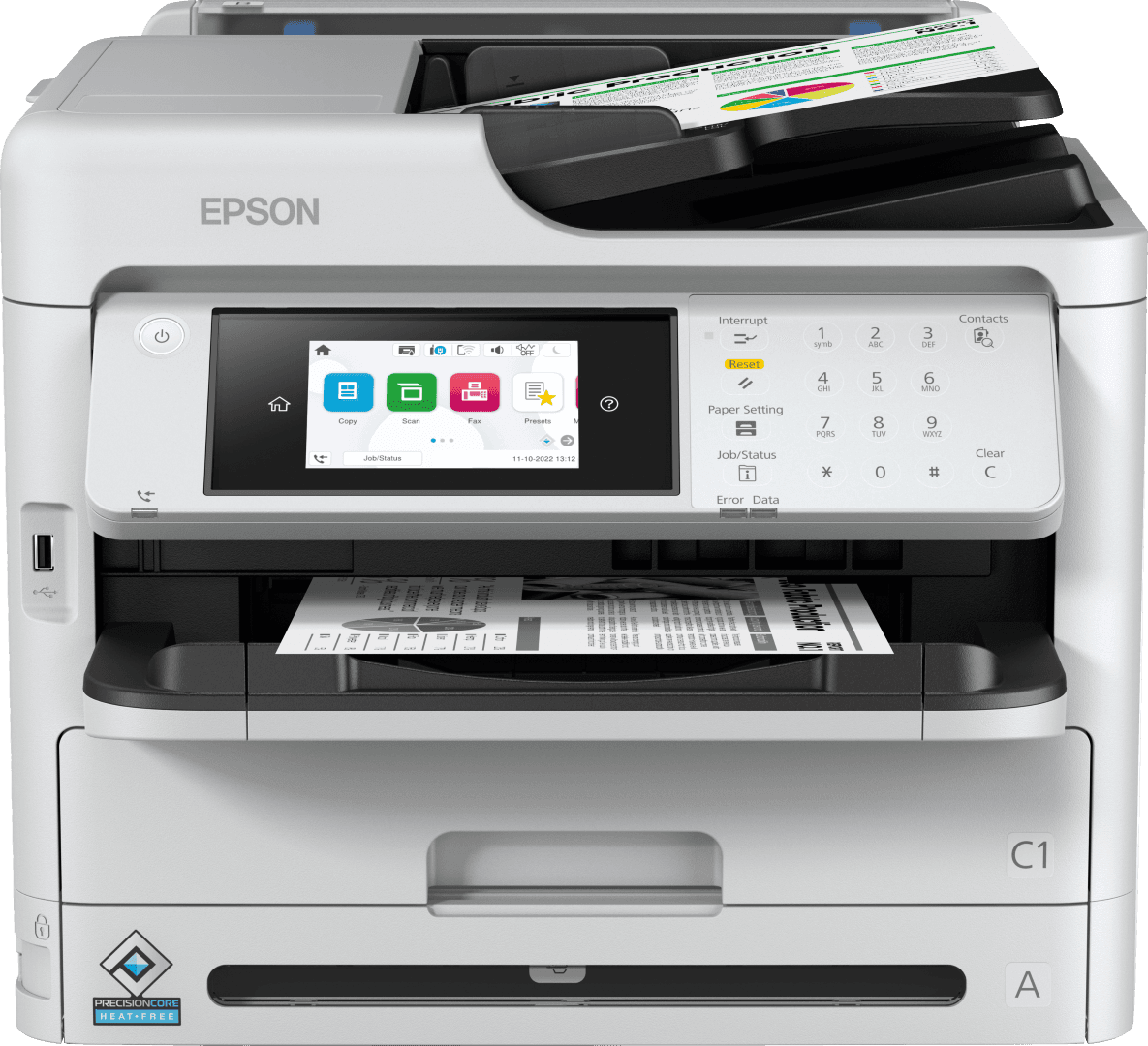 Multifunctional Epson mono Inkjet WF-M5899DWF ( Print, Copy, Scan, FAX),