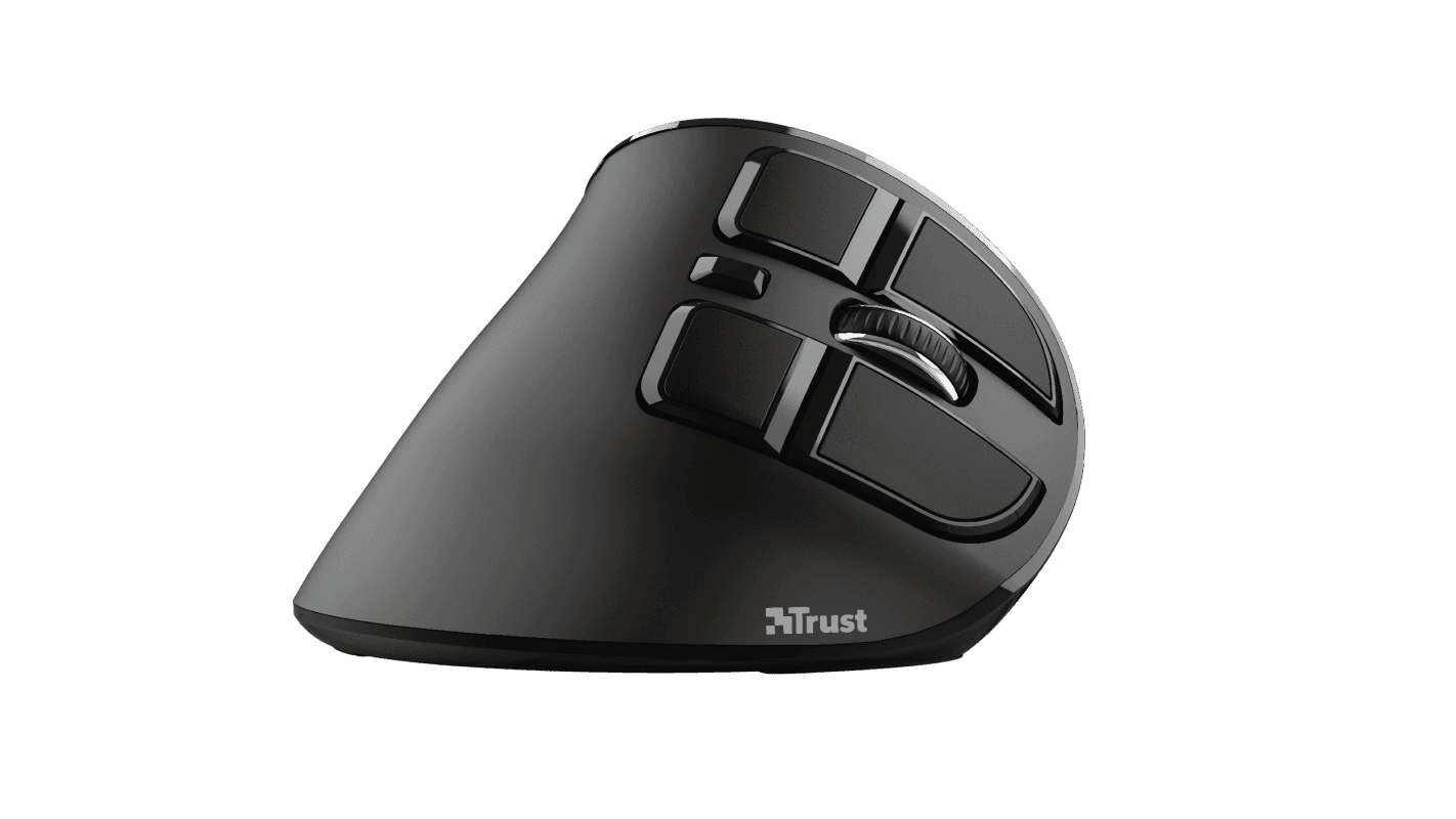 Mouse Trust Voxx, Rechargeable Ergonomic Wireless, negru - 11