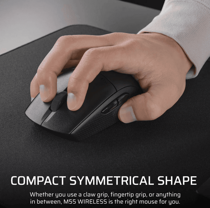 Mouse Gaming CORSAIR M55 WIRELESS - 3