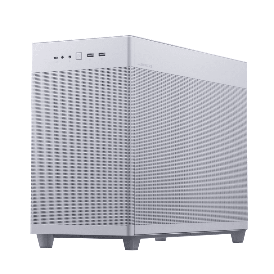 Carcasa ASUS AP201 PRIME CASE TG WHITE, Nu, Mini Tower, - 4