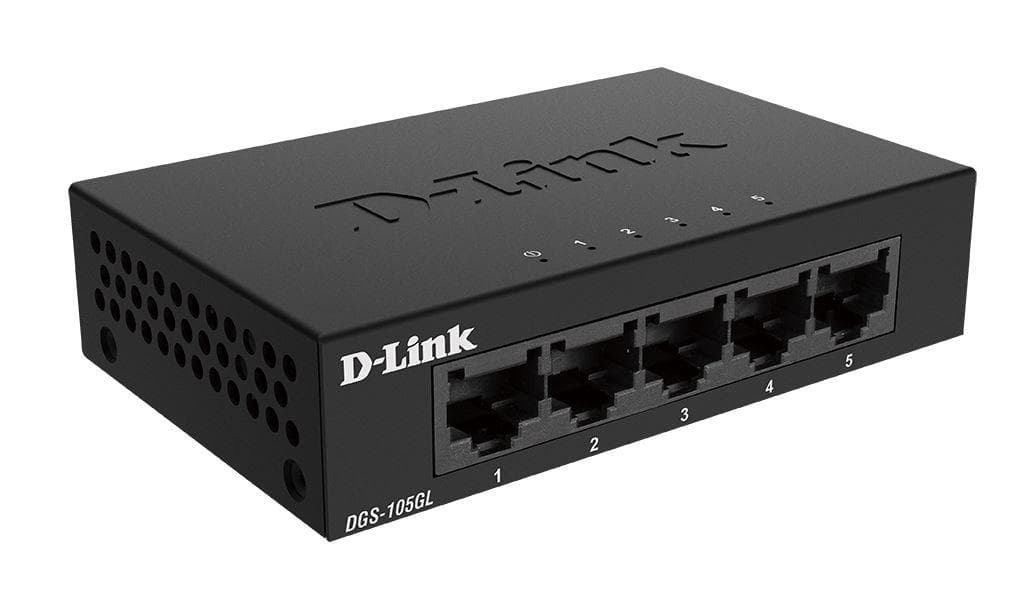D-Link Switch DGS-105GL, 5 porturi Gigabit, Capacity 10Gbps, desktop, faramanagement, - 3