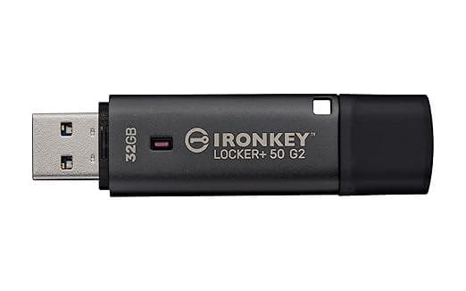 Memorie USB Kingston IronKey Locker+ 50 G2 32 GB, USB