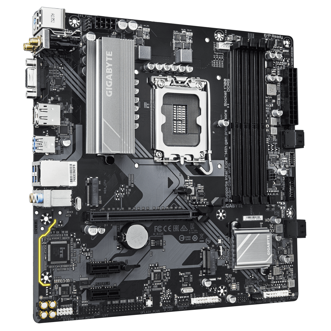 Placa de baza Gigabyte B760M D3HP WIFI6, Socket 1700, DDR5, - 3