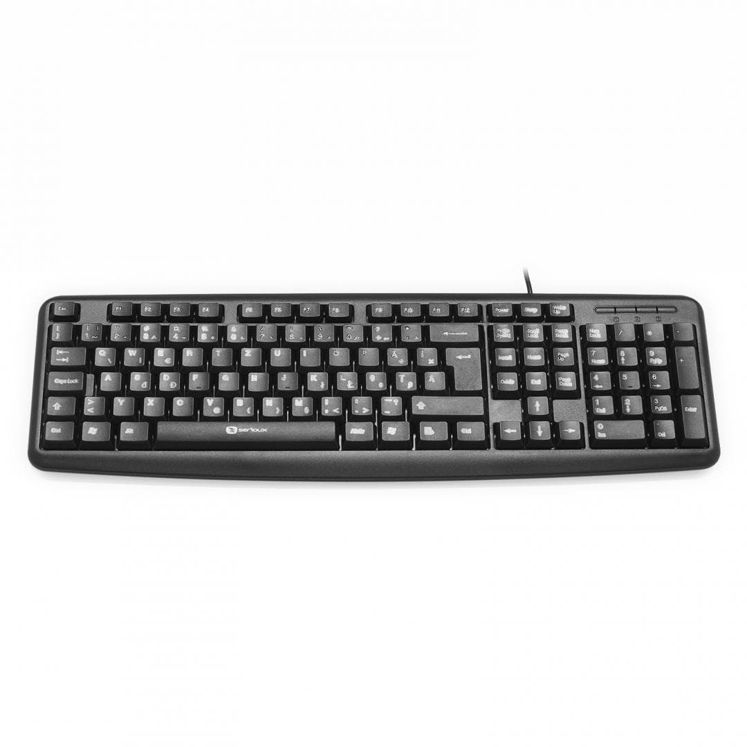 Tastatura Serioux 9400 ROMANIA, cu fir, RO layout, neagra, 104 - 2