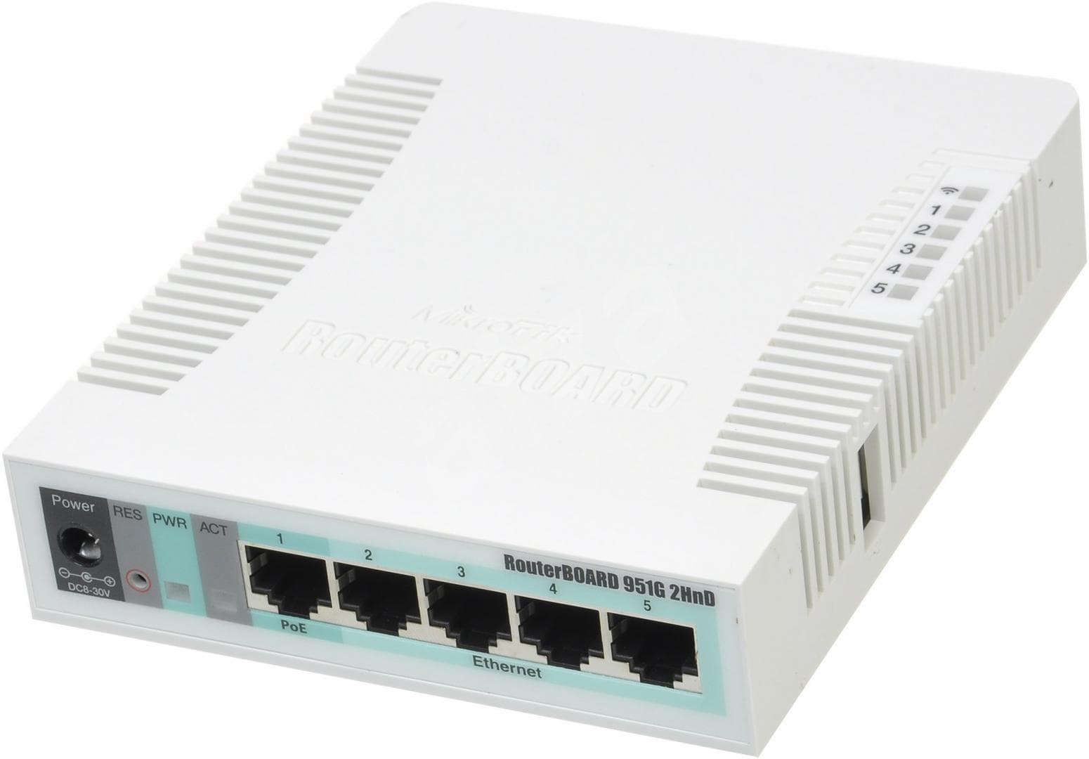 MIKROTIK WIRELESS SOHO GIGABIT AP 5-PORT, RB951G-2HND, 5* 10/100/1000Ethernet ports,