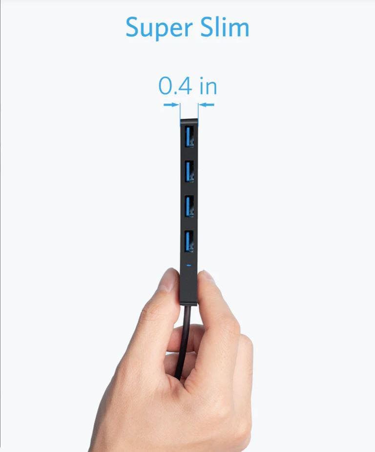 HUB USB Anker 4-in-1, porturi: 4 x USB 3.2 gen - 3