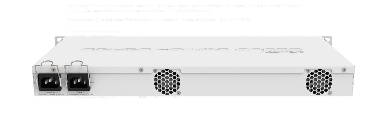Mikrotik Cloud Router Switch, CRS328-4C-20S-4S+RM; Smart Switch, 20 xSFP cages, - 2