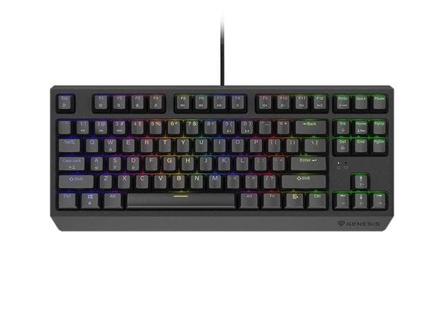 Tastatura gaming mecanica cu fir Genesis Thor 230 TKL, iluminare
