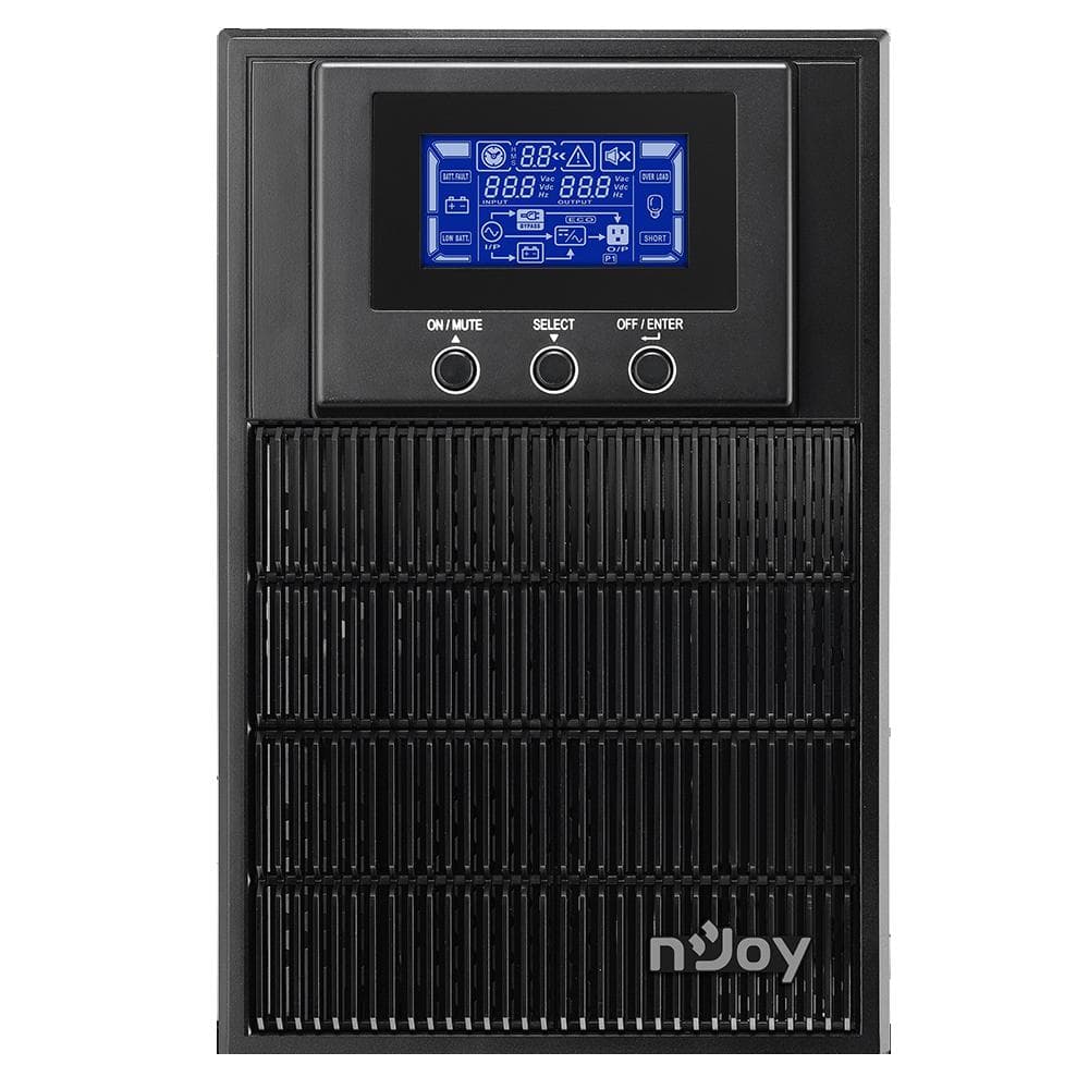 UPS nJoy Aten PRO 1000, 1000VA/800W, On-line (double convension UPS), - 2