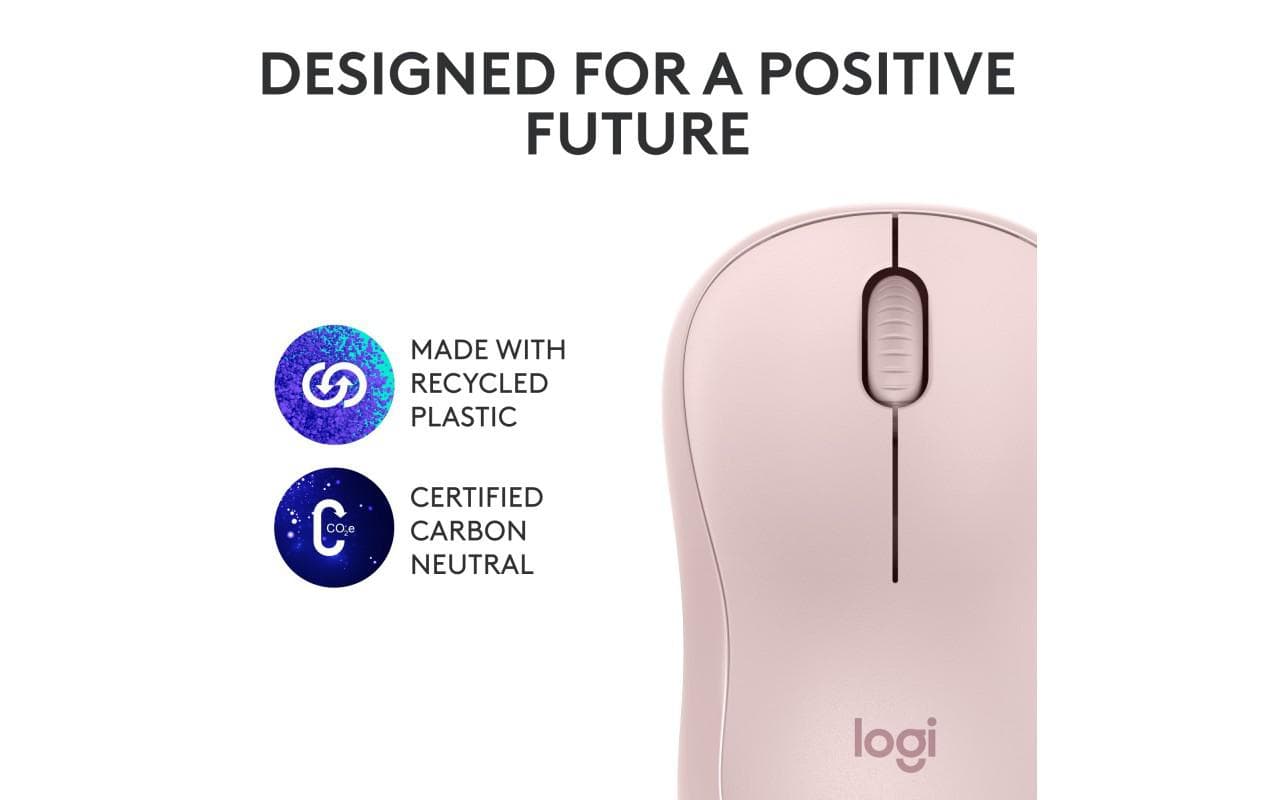 Mouse Logitech MK240 Silent Wireless, optic, interfata Bluetooth, rezolutie 1000 - 2