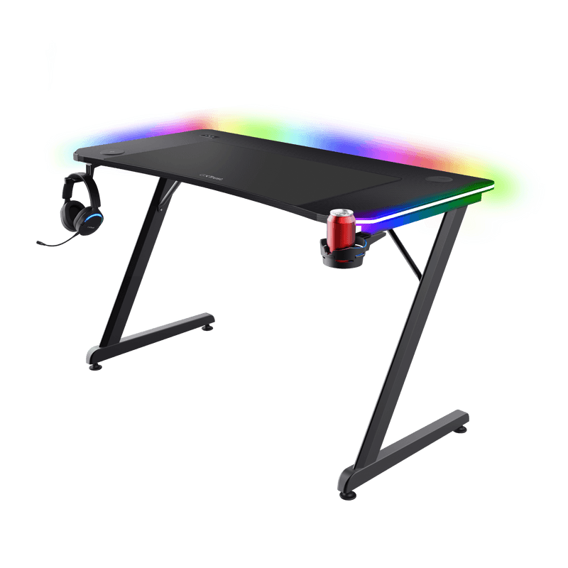 Masa gaming Trust GXT 710 Luminus Pro, iluminare RGB, greutate - 4