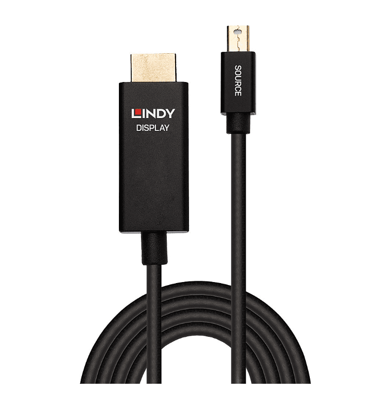 Cablu Lindy 1m Mini DP la HDMI (HDR) - 2