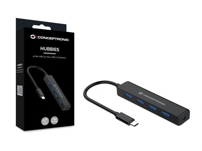 CONCEPTRONIC CTC4USB3 4-Port USB 3.2 Gen 1 Hub with Power