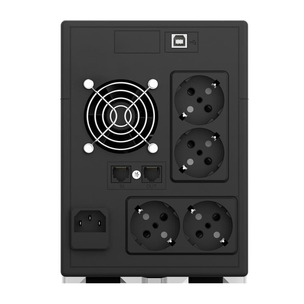 UPS nJoy Cadu 2000, 2000VA/1200W, Afisaj LCD cu ecran tactil, - 2