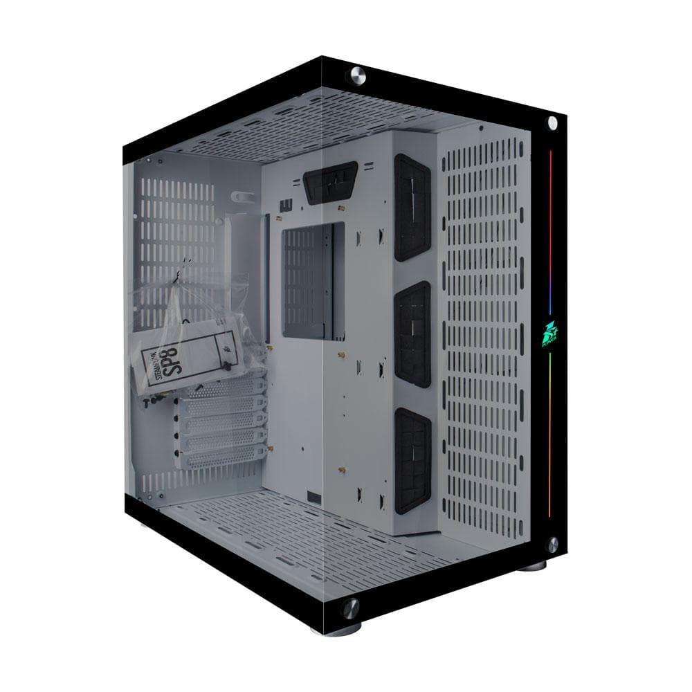 Carcasa 1STPLAYER SP8-WH, RGB, Mid Tower, White - 3