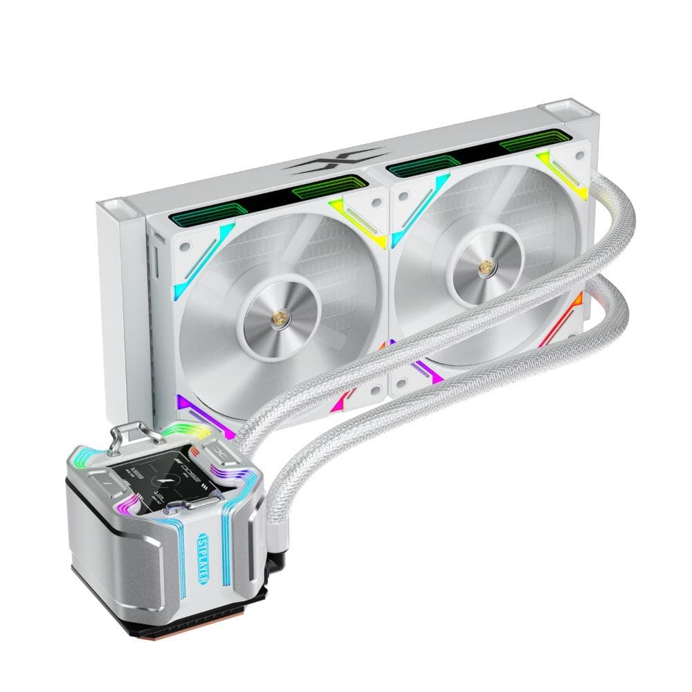 Cooler Procesor 1stPlayer® X-Starship 240-wh, display IPS personalizabil de 2,