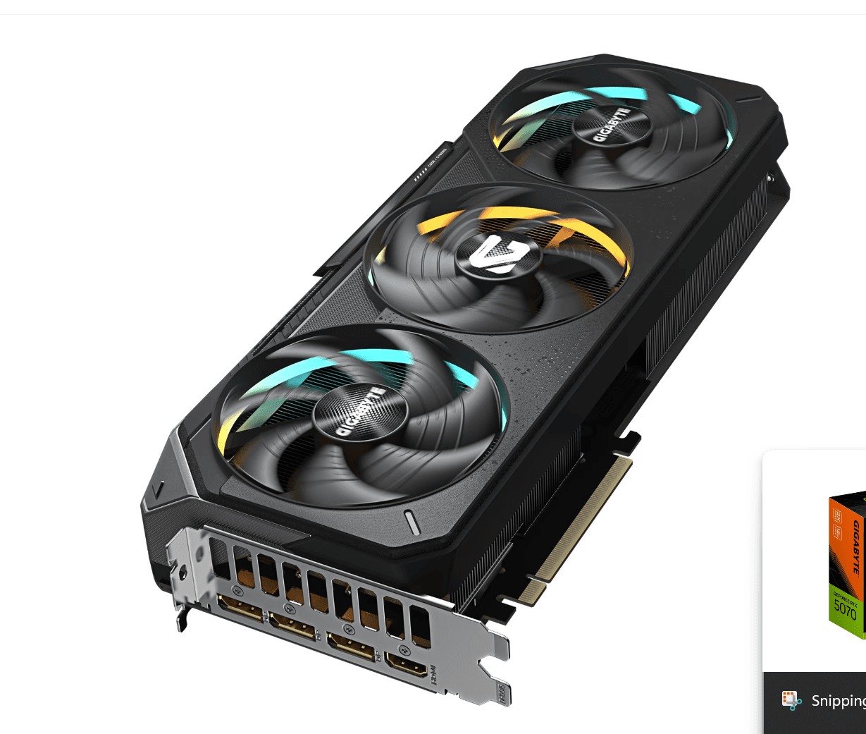 Placa video Gigabyte GeForce RTX 5070 GAMING, 12GB GDDR7, PCI - 3