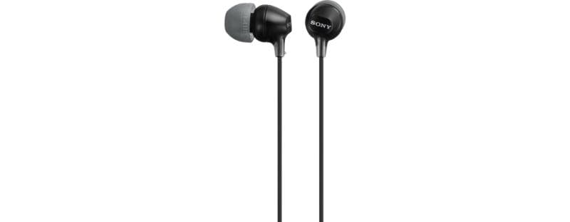 Casti In-ear SONY MDR-EX15AP, Cu fir, Negru