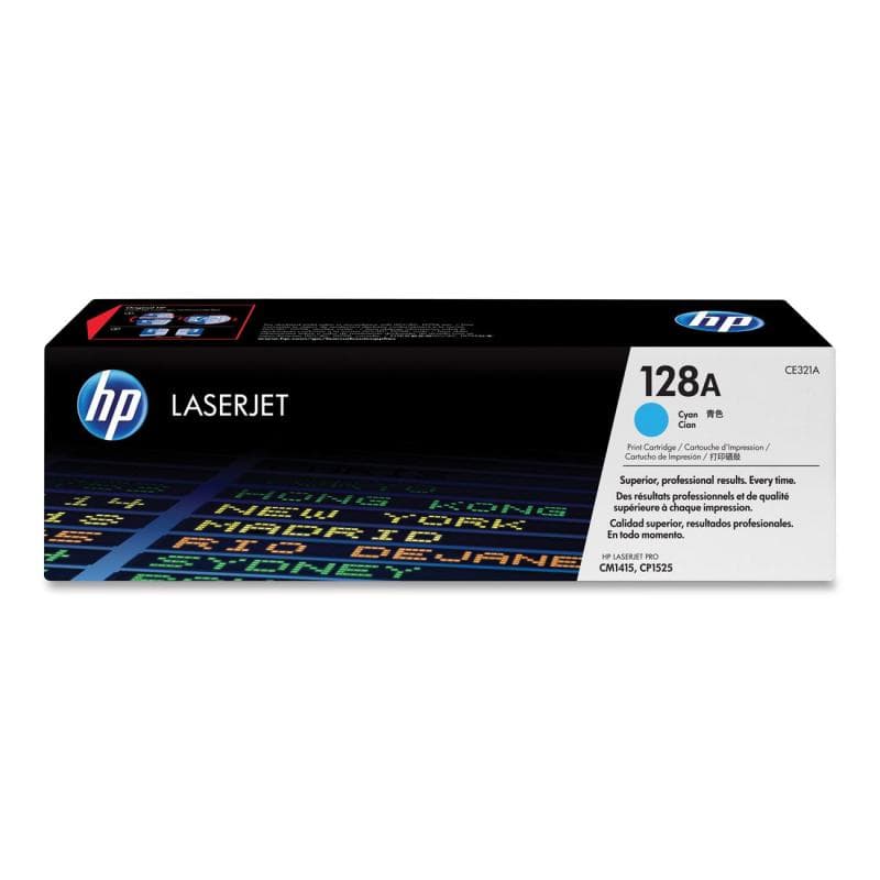 Toner HP CE321A, cyan, 1.5 k, Color LaserJet CM1415FN MFP,