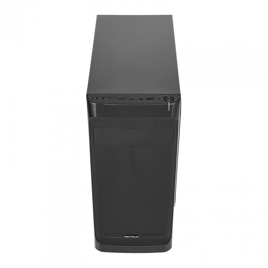 Carcasa PC Serioux CLASSIC, fara sursa, Middle Tower, ATX, black - 2