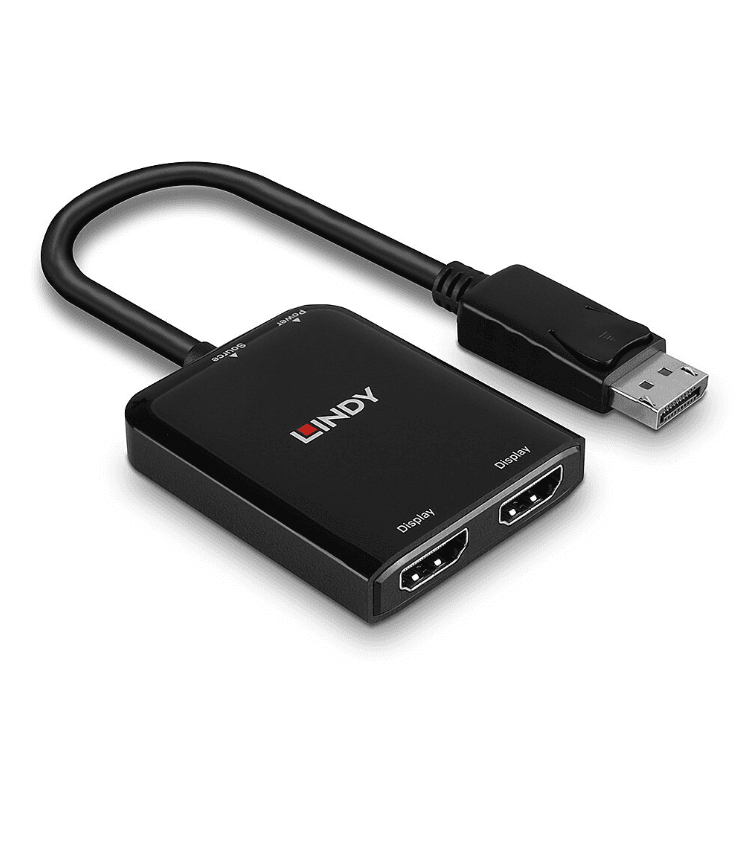 Adaptor Lindy DisplayPort la 2x HDMI - 3