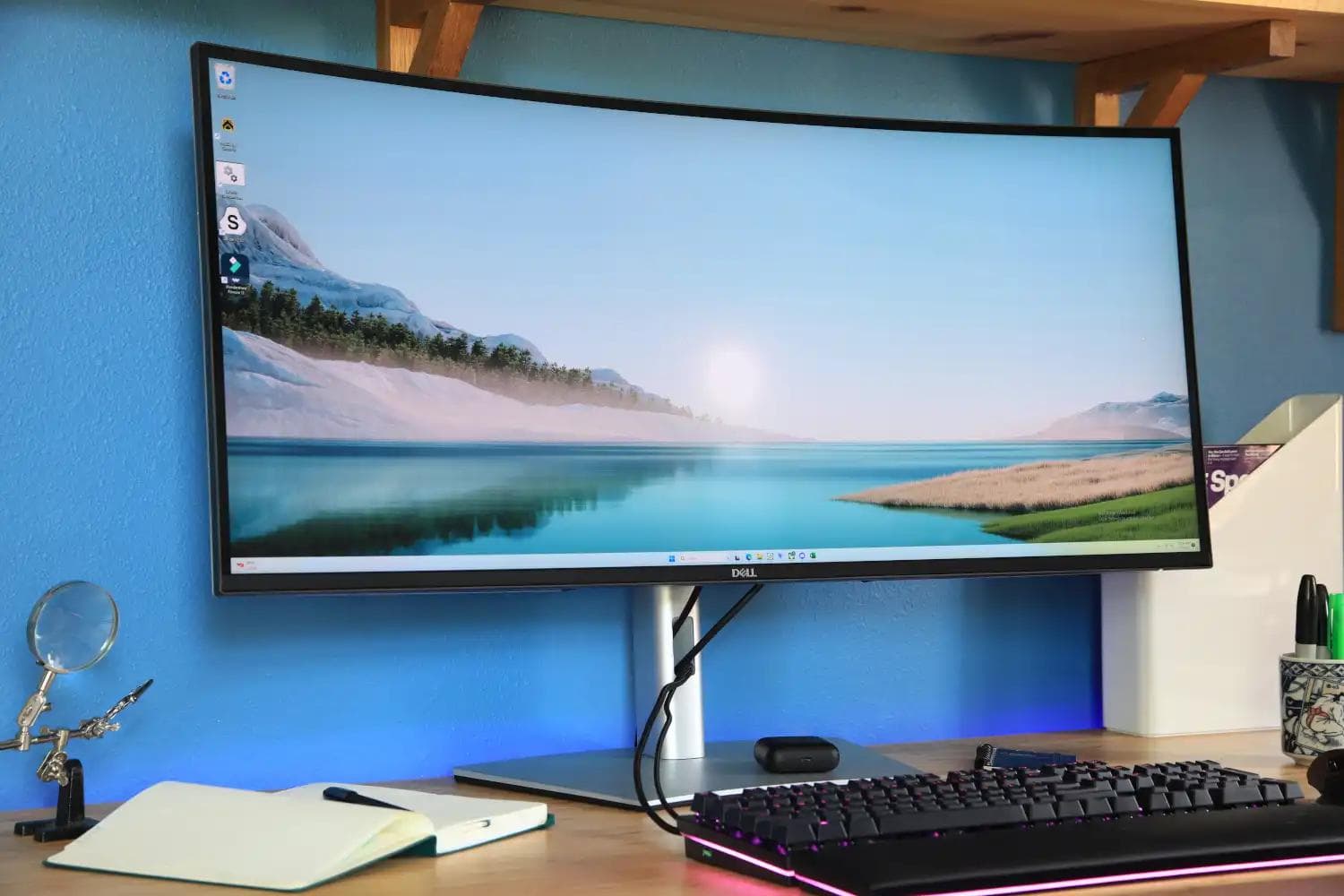 Monitor Dell 38'' U3824DW, Curved USB-C, 95.29 cm, 3840 x