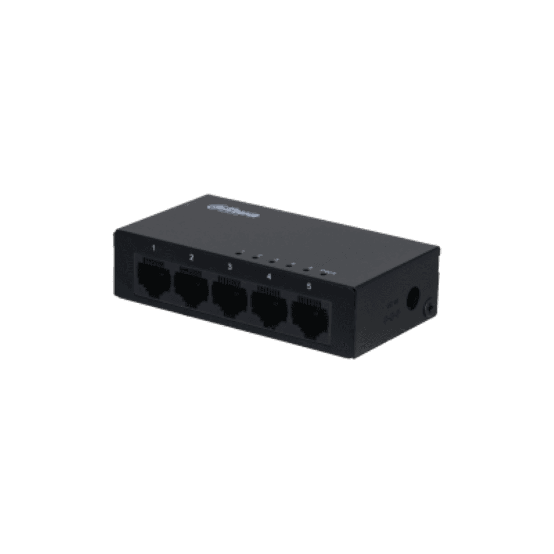 Switch Dahua 5 Porturi Unmanaged, Gigabit, PFS3005-5GT-L, Interfata: 5 x