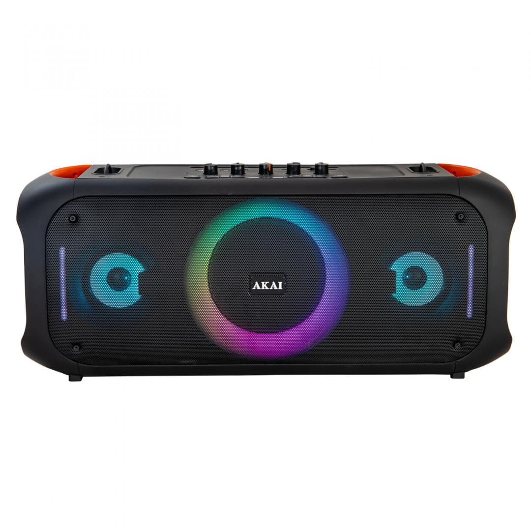 Boxa portabila Akai cu microfon fara fir si telecomanda, bluetooth - 2