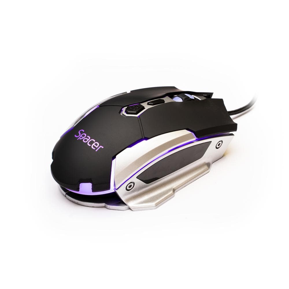 MOUSE Spacer Gaming SPGM-PULSAR-LITE, cu fir, USB, optic, 3.200 dpi, - 3