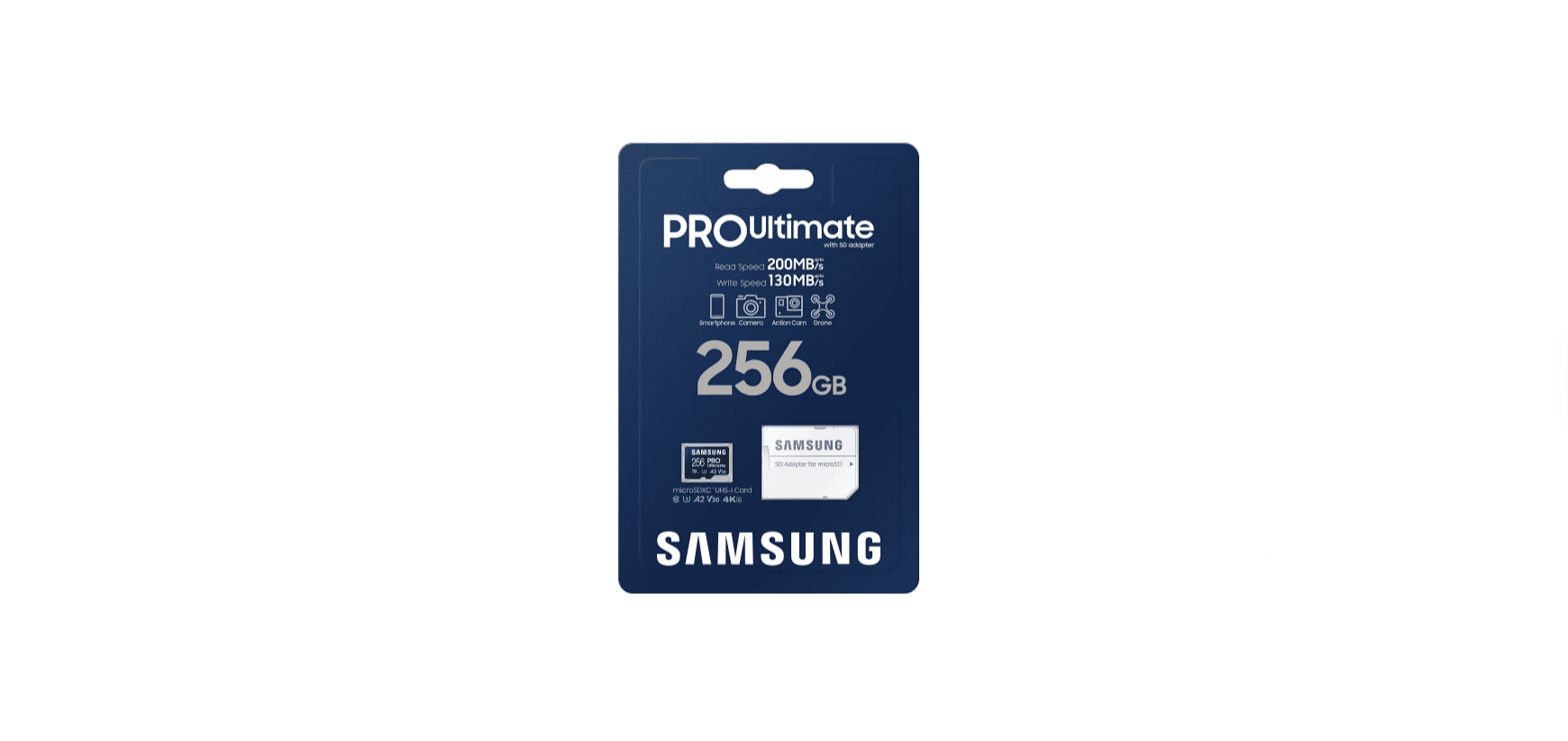 Card de Memorie MicroSDXC Samsung Pro Ultimate, 256GB, MB-MY128SA/WW, Clasa - 3