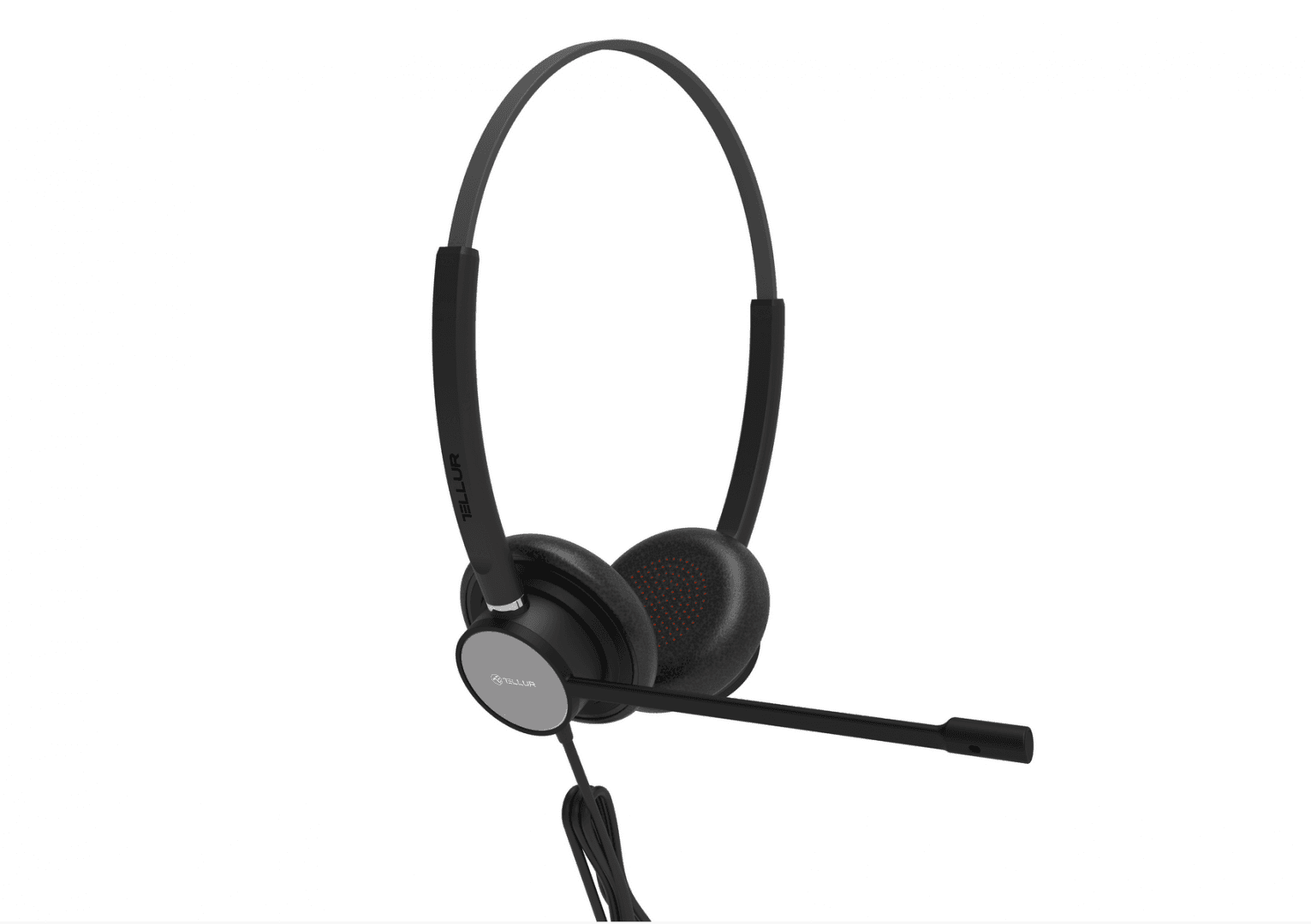 Casti Head-band TELLUR Voice 320, Wired, Negru - 3