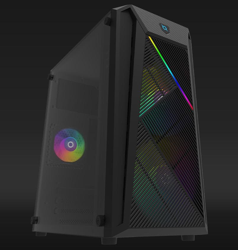 Carcasa AQIRYS BELLATRIX PRO, RGB, Mini Tower, Black - 2