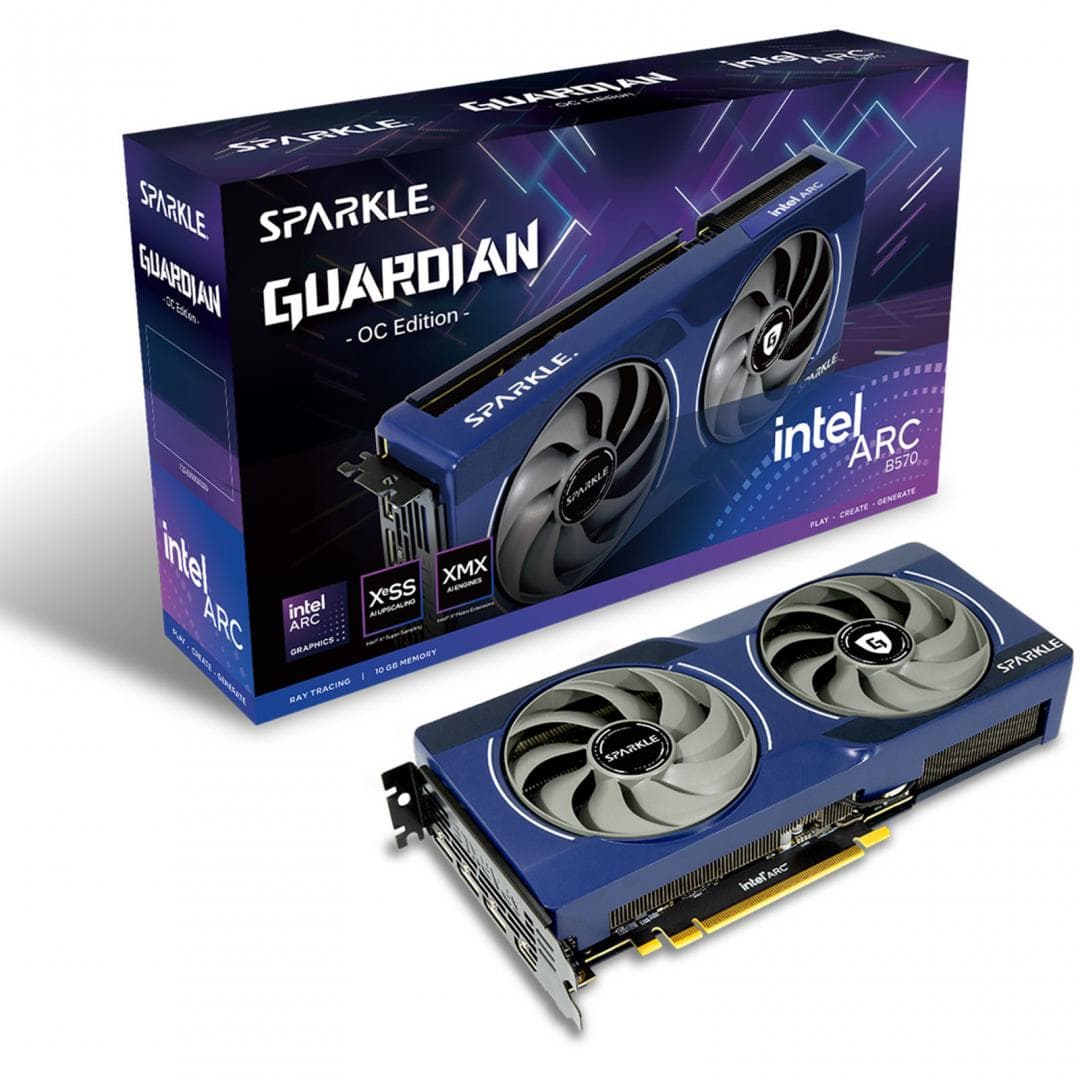 Placa video Sparkle Intel Arc B570 GUARDIAN OC, 10GB GDDR6,