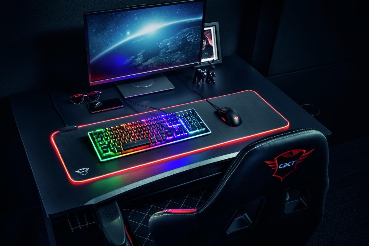 Mouse pad Trust GXT 764 Glide-Flex Flexible RGB, XXL, negru - 11
