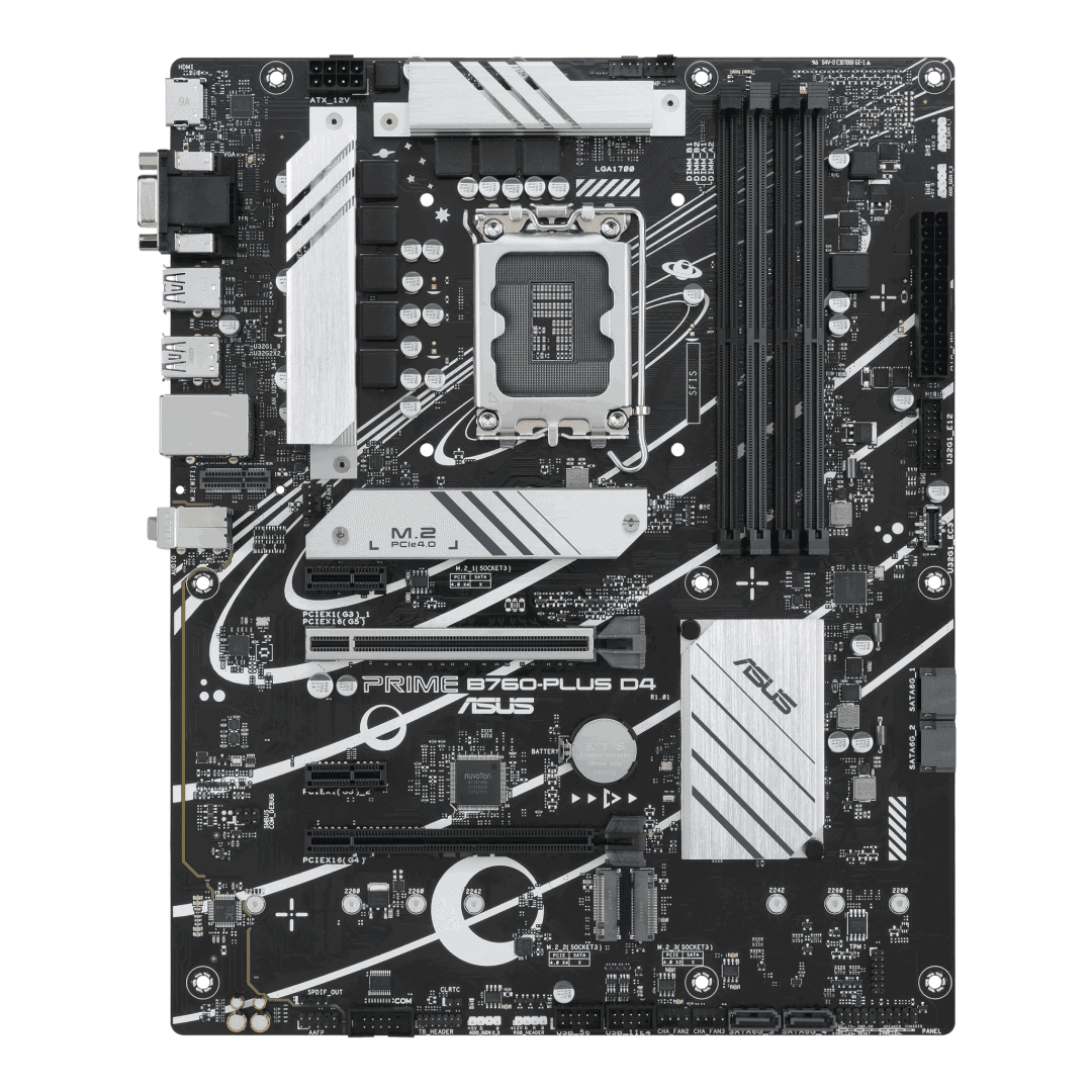 Placa de baza ASUS PRIME B760-PLUS D4, Socket 1700, DDR4, - 2