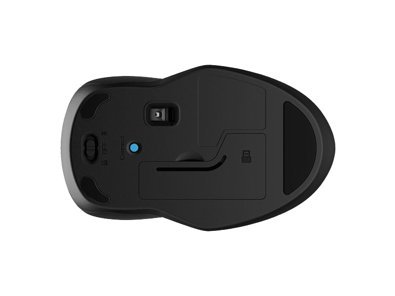 HP MOUSE 255 Dual Wireless, Culoare: Negru, Dimensiuni: 69.3 x - 4