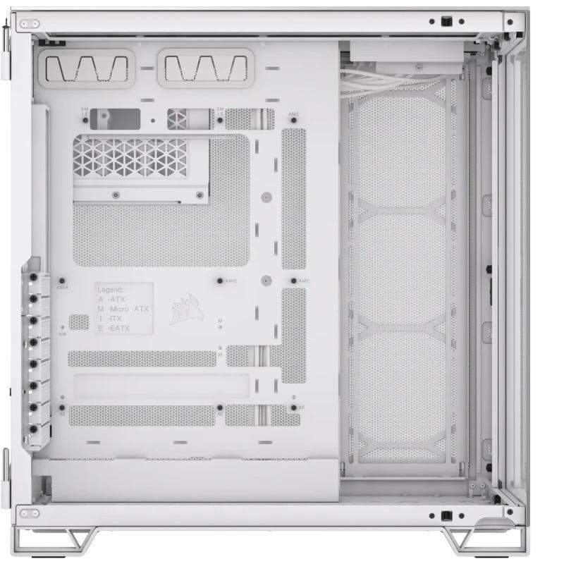 Carcasa CORSAIR CC-9011285-WW, RGB, Mid Tower, White - 2