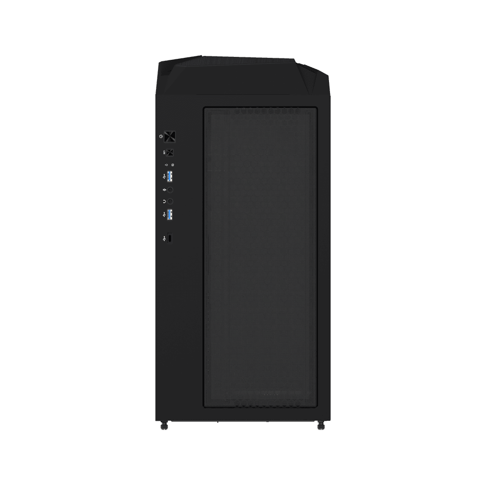 Carcasa GIGABYTE C301 GLASS, Mid Tower, Black - 7